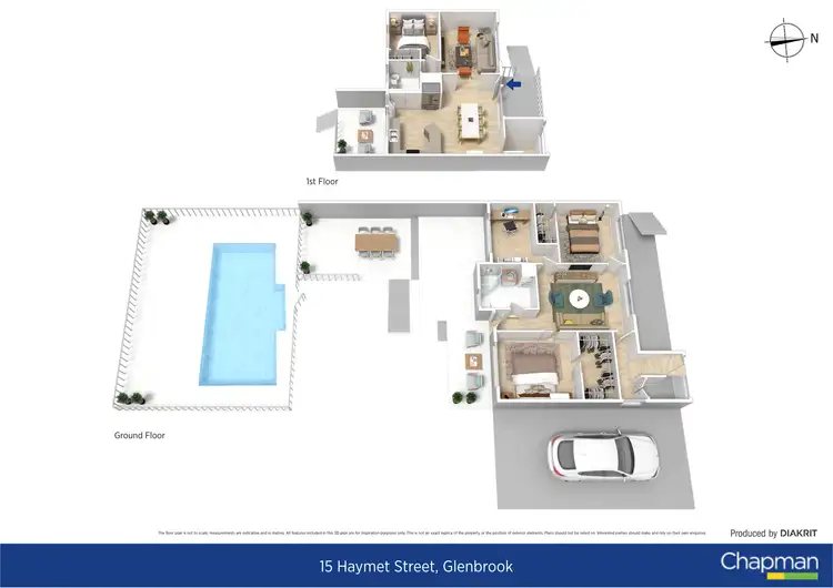 Floorplan of Homely house listing, 15 Haymet Street, Glenbrook NSW 2773