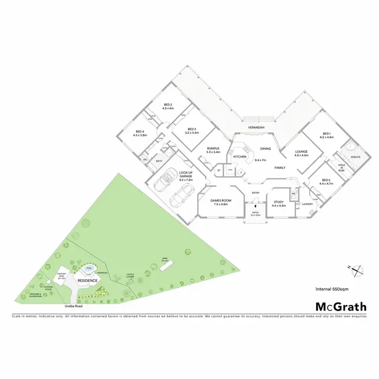 Floorplan of Homely house listing, 518 Uralba Road, Uralba NSW 2477