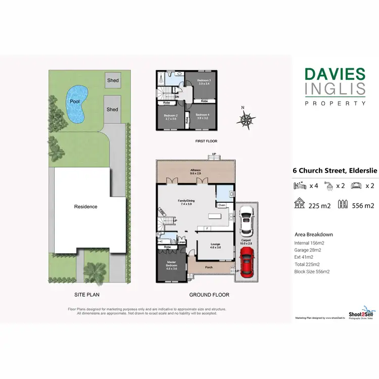 Floorplan of Homely house listing, 6 Church Street, Elderslie NSW 2570