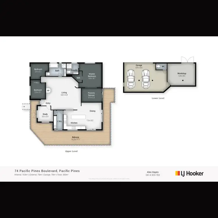 Floorplan of Homely house listing, 74 Pacific Pines Boulevarde, Pacific Pines QLD 4211