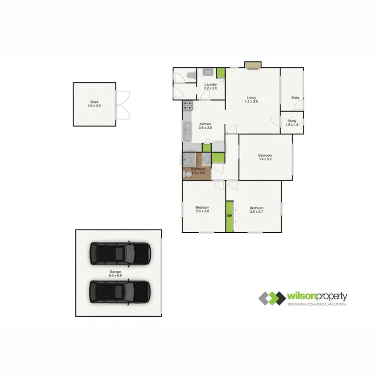 Floorplan of Homely house listing, 3 Pax Road, Traralgon VIC 3844