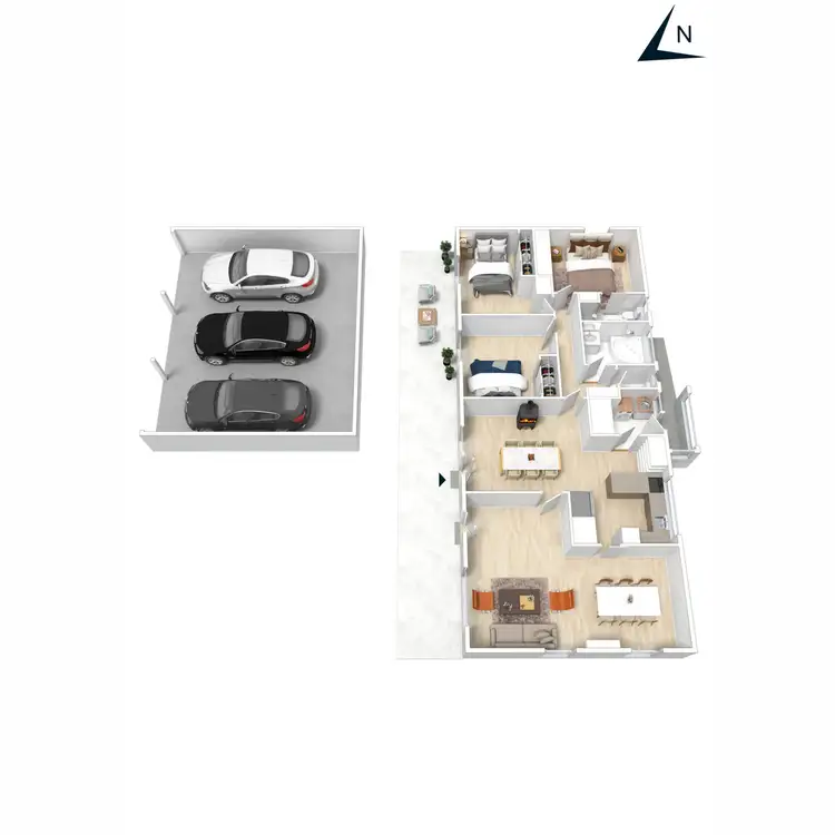 Floorplan of Homely house listing, 383 Arthurs Seat Road, Red Hill VIC 3937