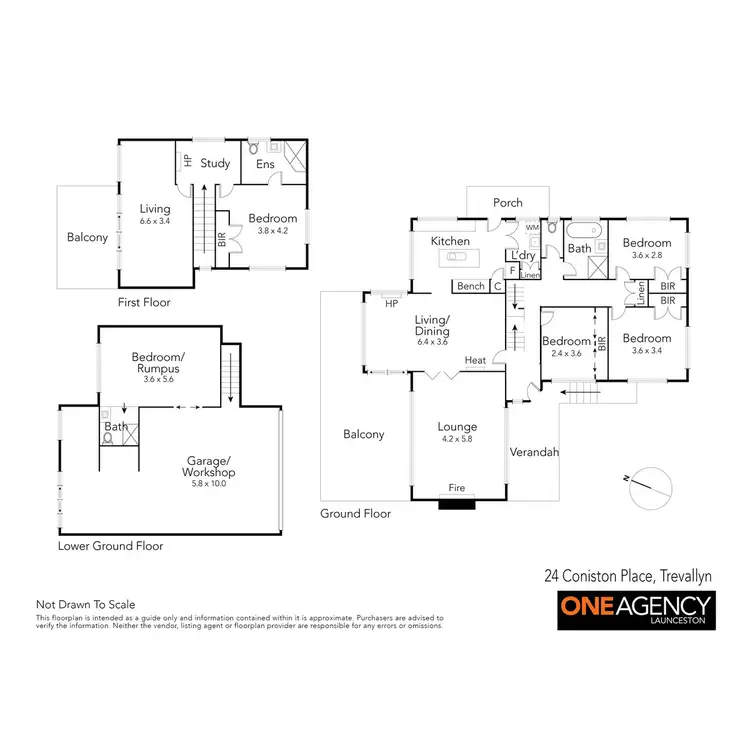 Floorplan of Homely house listing, 24 Coniston Place, Trevallyn TAS 7250