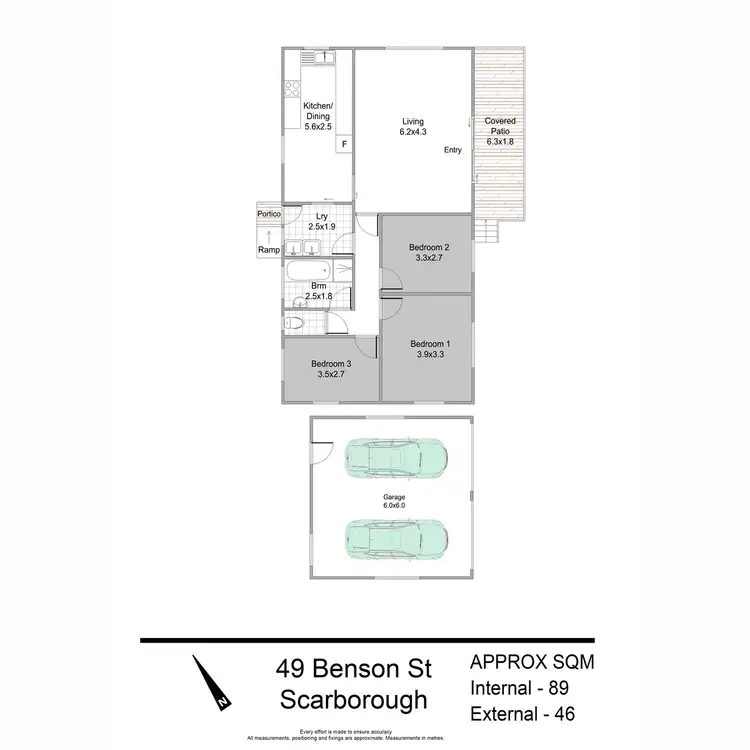 Floorplan of Homely house listing, 49 Benson Street, Scarborough QLD 4020