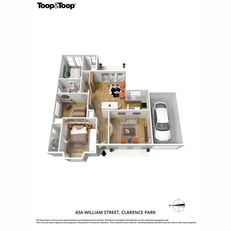 Floorplan of Homely house listing, 43A William Street, Clarence Park SA 5034