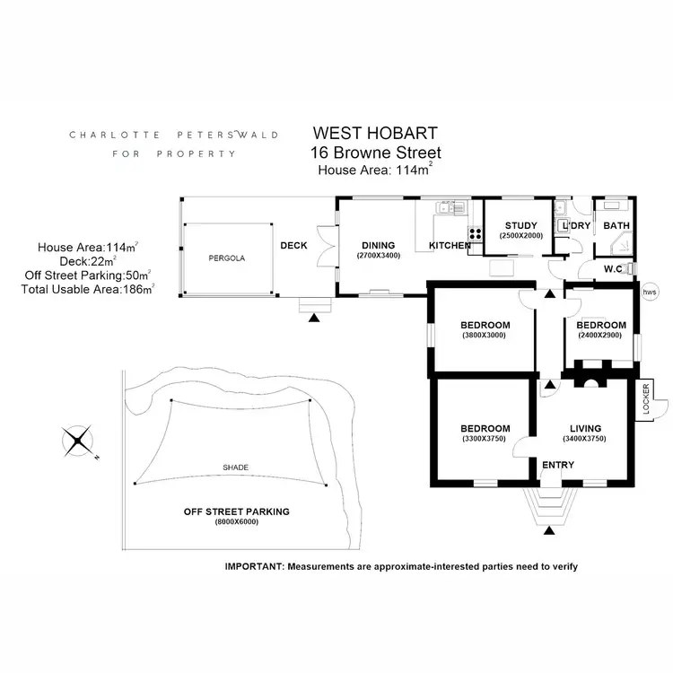 Floorplan of Homely house listing, 16 Browne Street, West Hobart TAS 7000