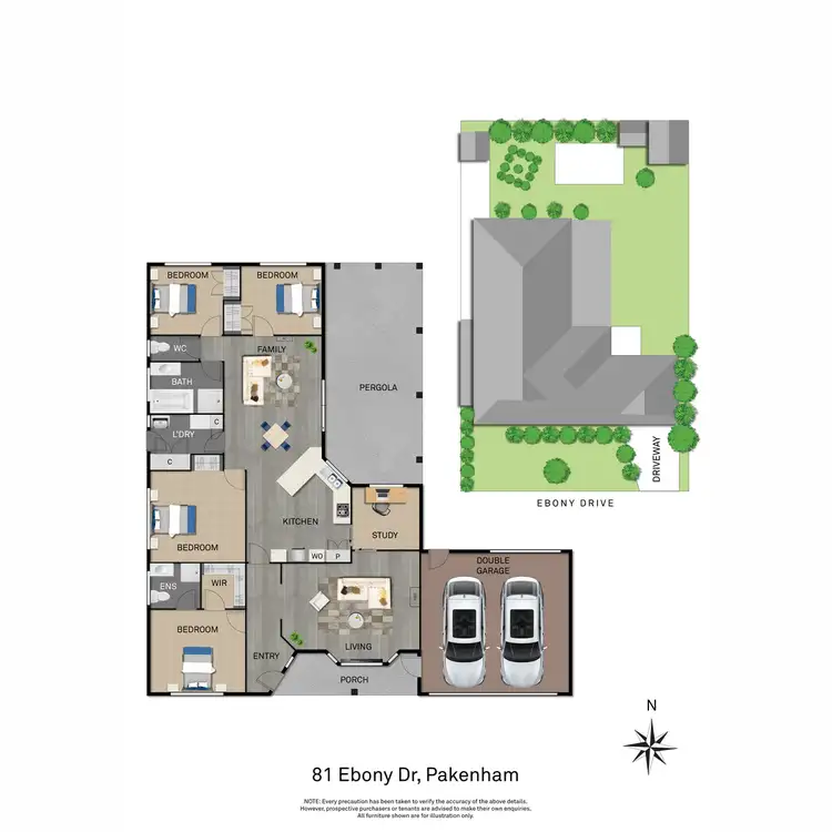 Floorplan of Homely house listing, 81 Ebony Drive, Pakenham VIC 3810
