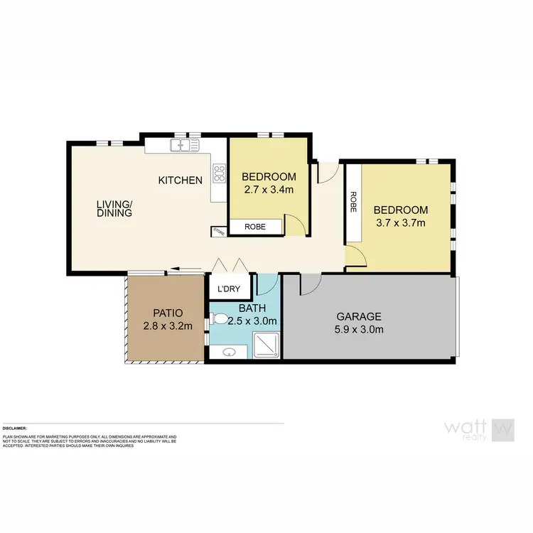 Floorplan of Homely unit listing, 29 Jenolan Lane, Fitzgibbon QLD 4018