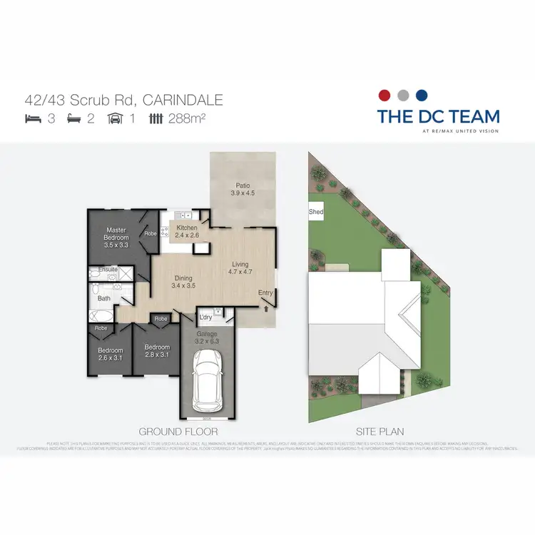 Floorplan of Homely villa listing, 42/43 Scrub Road, Carindale QLD 4152