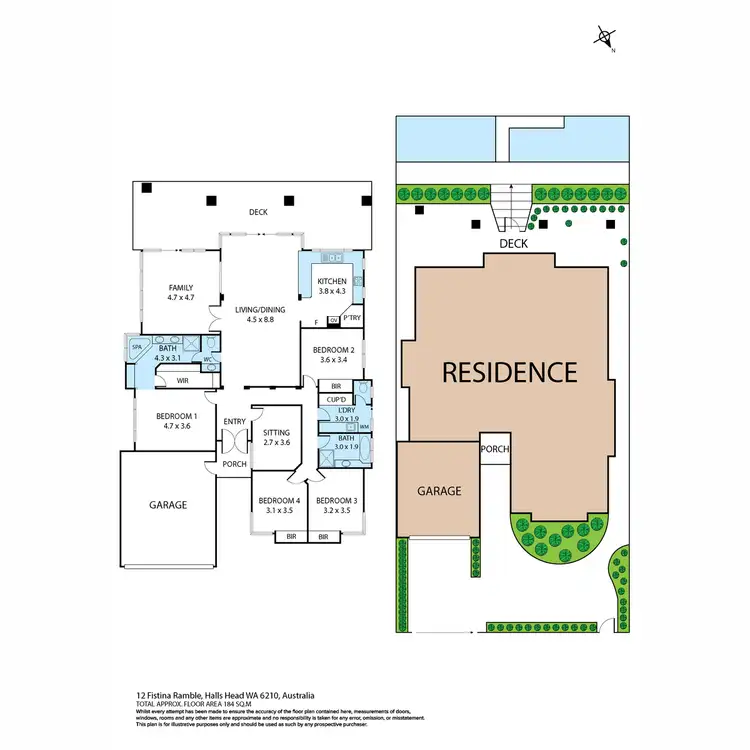 Floorplan of Homely house listing, 12 Fistina Ramble, Halls Head WA 6210
