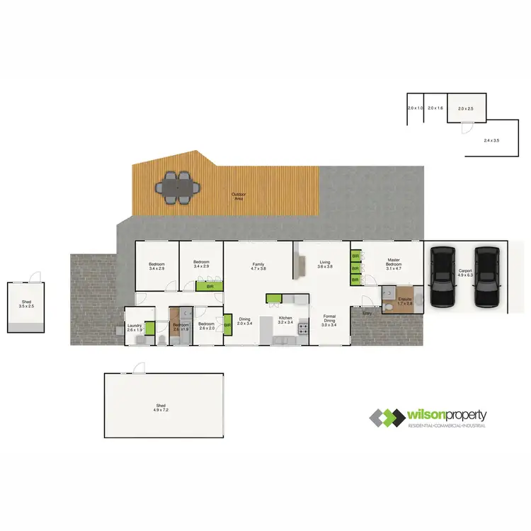 Floorplan of Homely rural property listing, 105 Boulton Crescent, Tyers VIC 3844