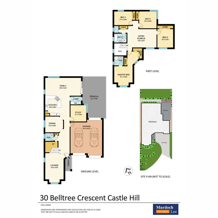 Floorplan of Homely house listing, 30 Belltree Crescent, Castle Hill NSW 2154