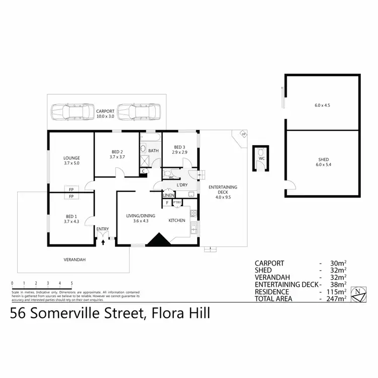 Floorplan of Homely house listing, 56 Somerville Street, Flora Hill VIC 3550