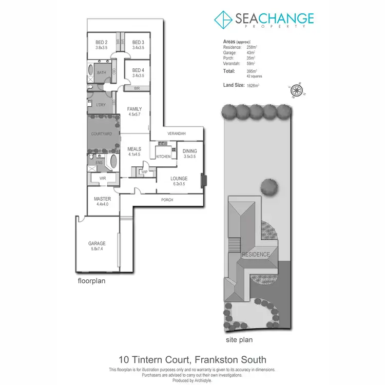 Floorplan of Homely house listing, 10 Tintern Court, Frankston South VIC 3199