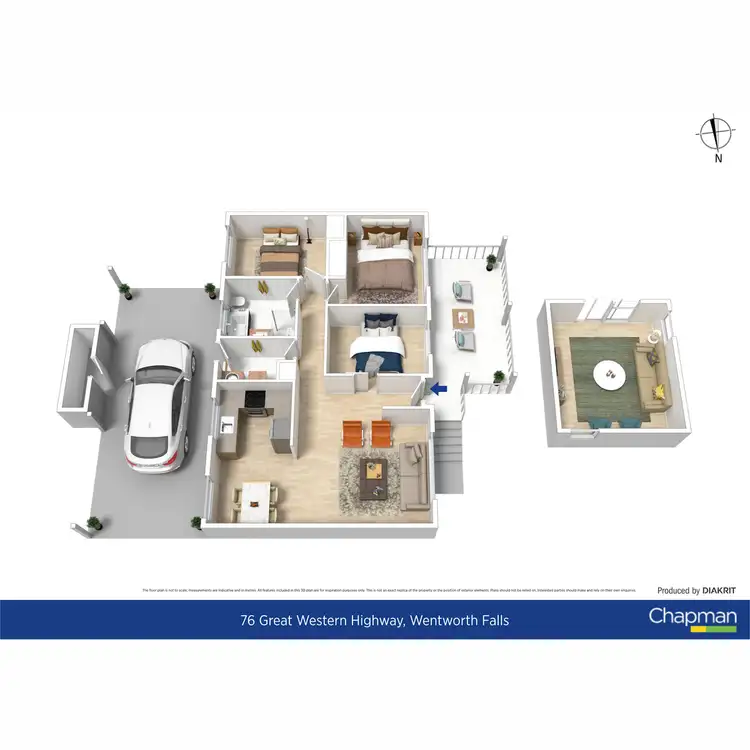 Floorplan of Homely house listing, 2 Sandbox Road, Wentworth Falls NSW 2782