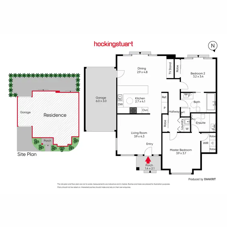 Floorplan of Homely unit listing, 6/1 Hood Street, Mont Albert VIC 3127