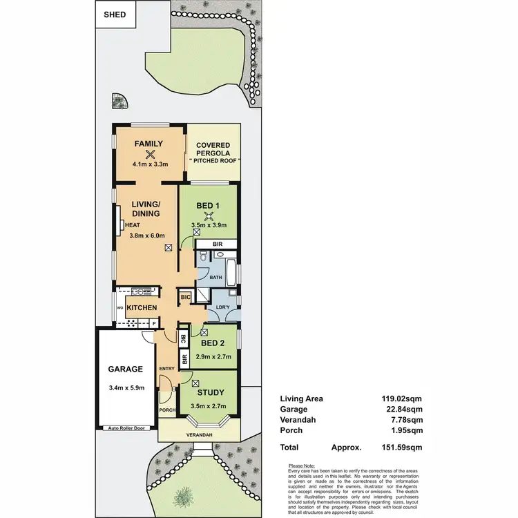 Floorplan of Homely house listing, 26 Roycroft Place, Golden Grove SA 5125