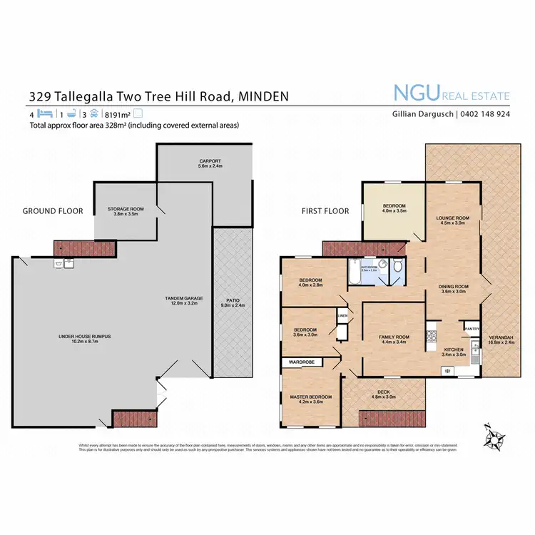 Floorplan of Homely house listing, 329 Tallegalla Two Tree Hill Road, Tallegalla QLD 4340