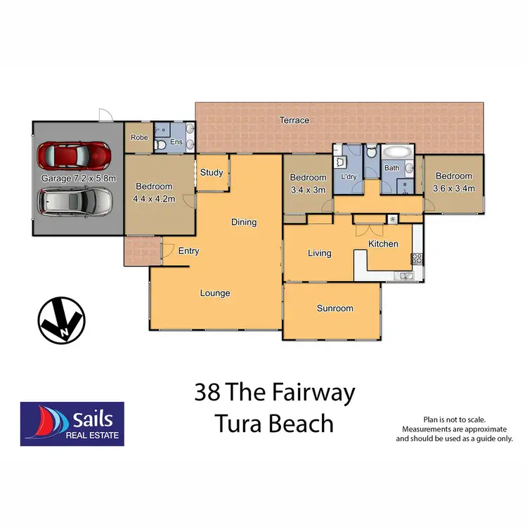 Floorplan of Homely house listing, 38 The Fairway, Tura Beach NSW 2548