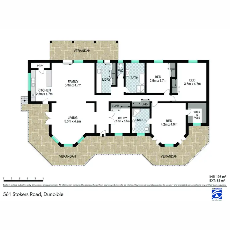 Floorplan of Homely rural property listing, 561 Stokers Road, Dunbible NSW 2484