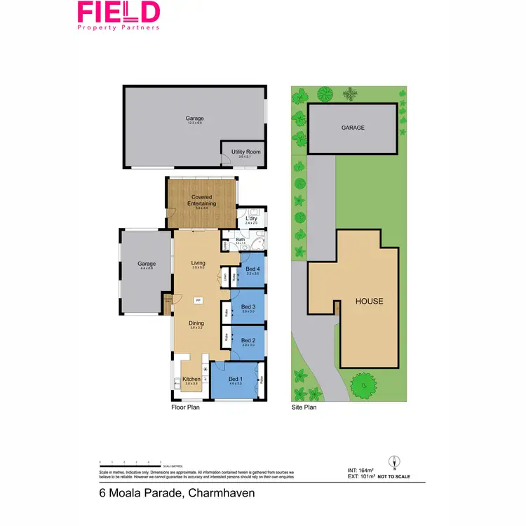 Floorplan of Homely house listing, 6 Moala Parade, Charmhaven NSW 2263