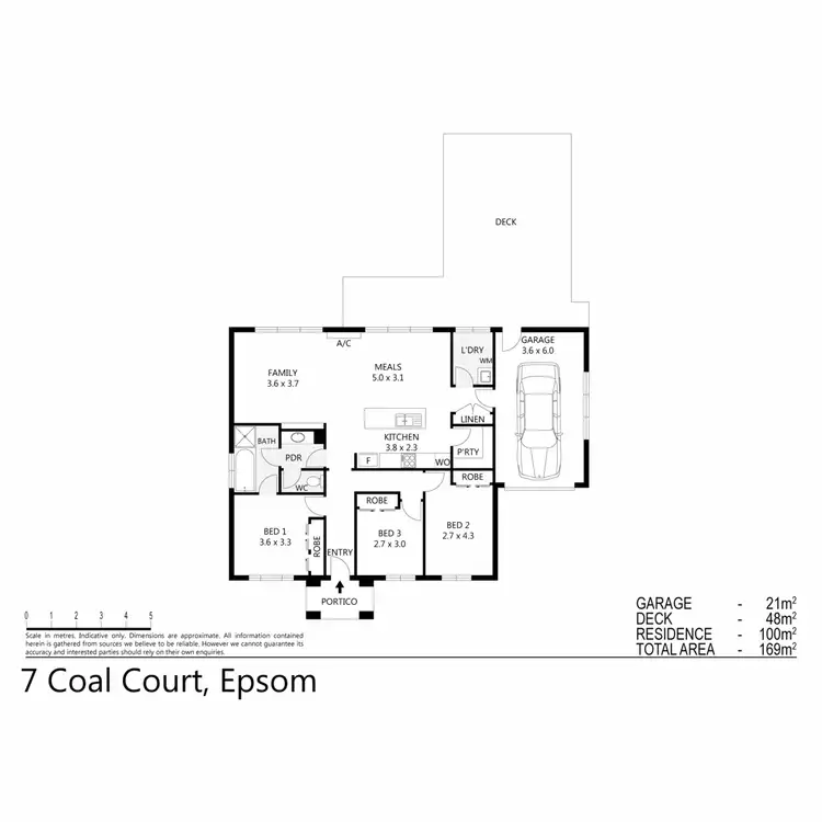 Floorplan of Homely house listing, 7 Coal Court, Epsom VIC 3551