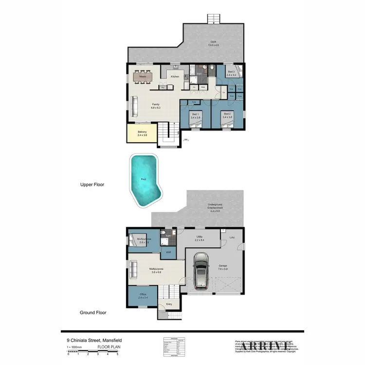 Floorplan of Homely house listing, 9 Chiniala Street, Mansfield QLD 4122