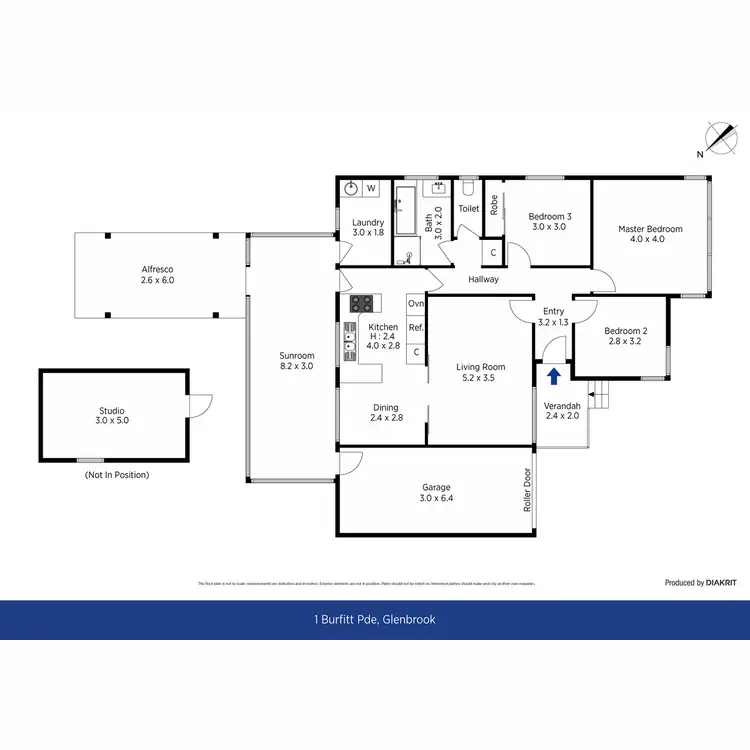 Floorplan of Homely house listing, 1 Burfitt Parade, Glenbrook NSW 2773