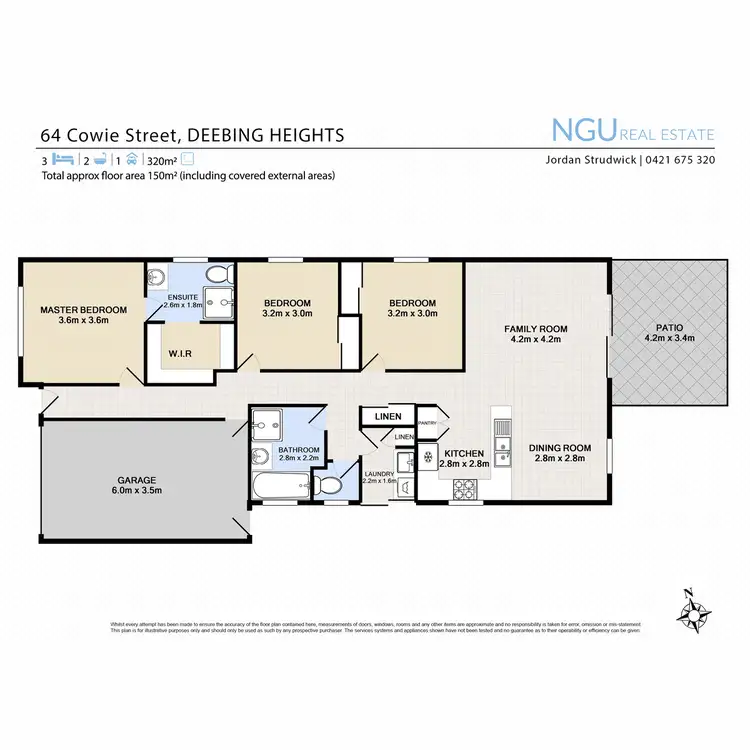 Floorplan of Homely house listing, 64 Cowie Street, Deebing Heights QLD 4306