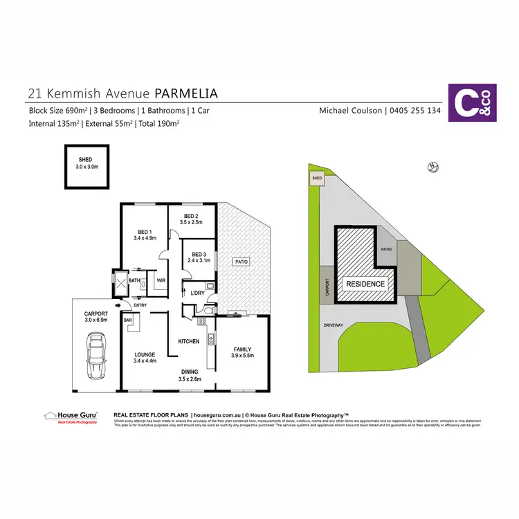 Floorplan of Homely house listing, 21 Kemmish Avenue, Parmelia WA 6167