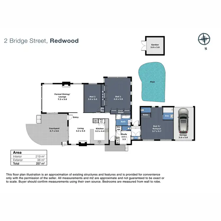 Floorplan of Homely house listing, 2 Bridge Street, Redwood QLD 4350