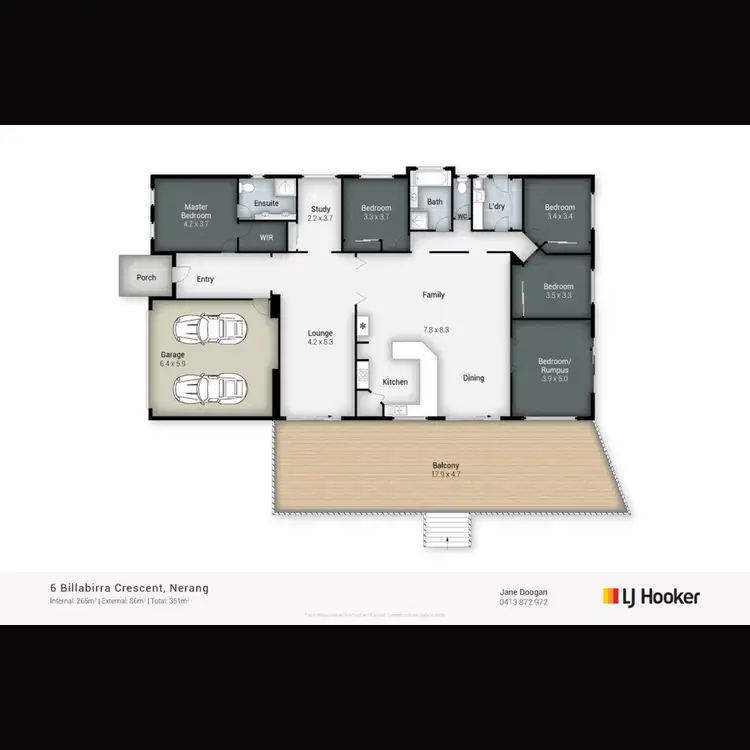 Floorplan of Homely house listing, 6 Billabirra Crescent, Nerang QLD 4211