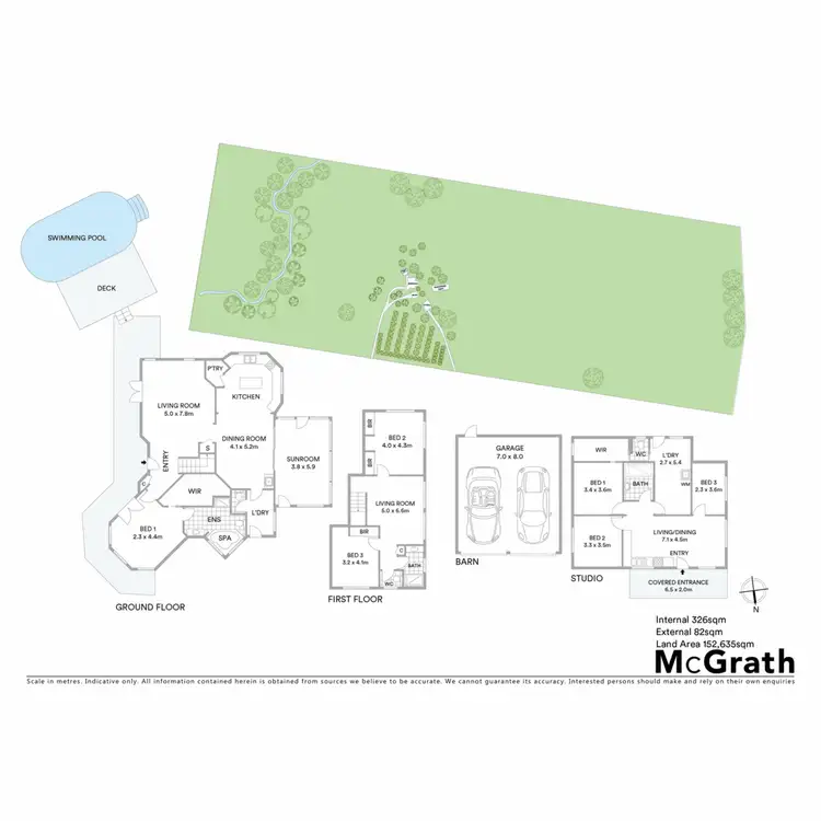 Floorplan of Homely rural property listing, 45 Johnstons Road, Alstonville NSW 2477