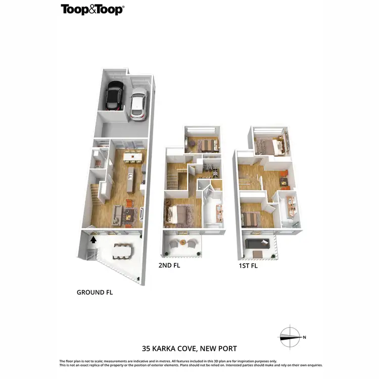 Floorplan of Homely house listing, 35 Karka Cove, New Port SA 5015