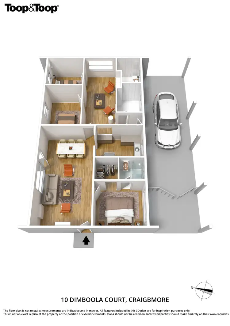 Floorplan of Homely house listing, 10 Dimboola Court, Craigmore SA 5114