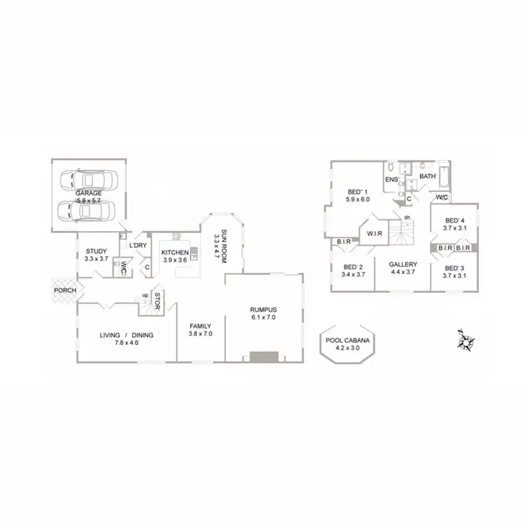 Floorplan of Homely house listing, 10 Fernleigh Close, Cherrybrook NSW 2126
