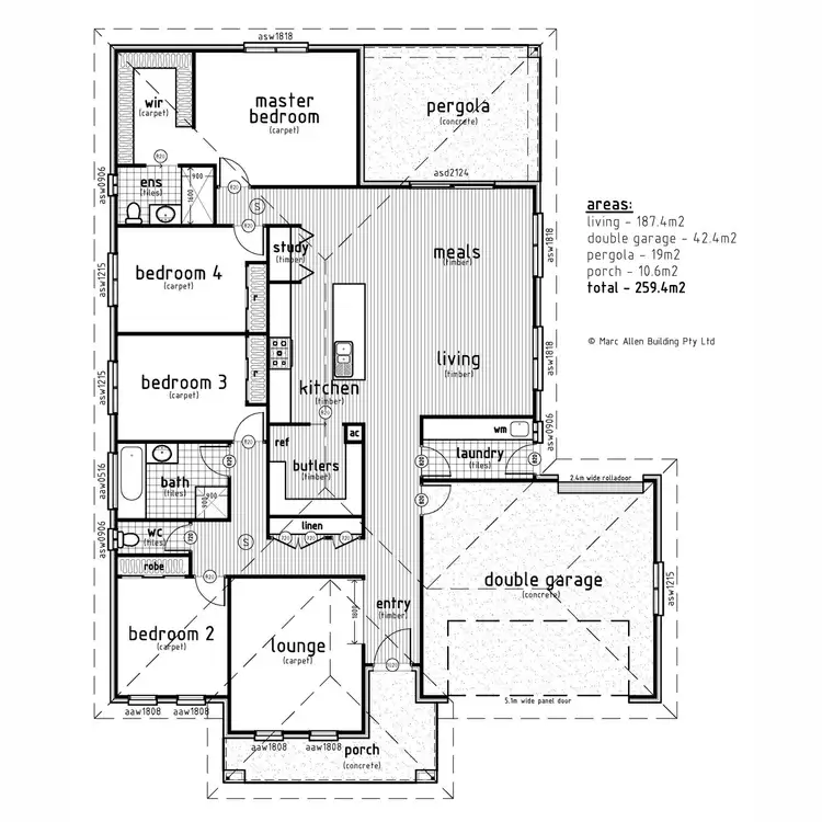 Floorplan of Homely house listing, 22 Florey Street, Lloyd NSW 2650