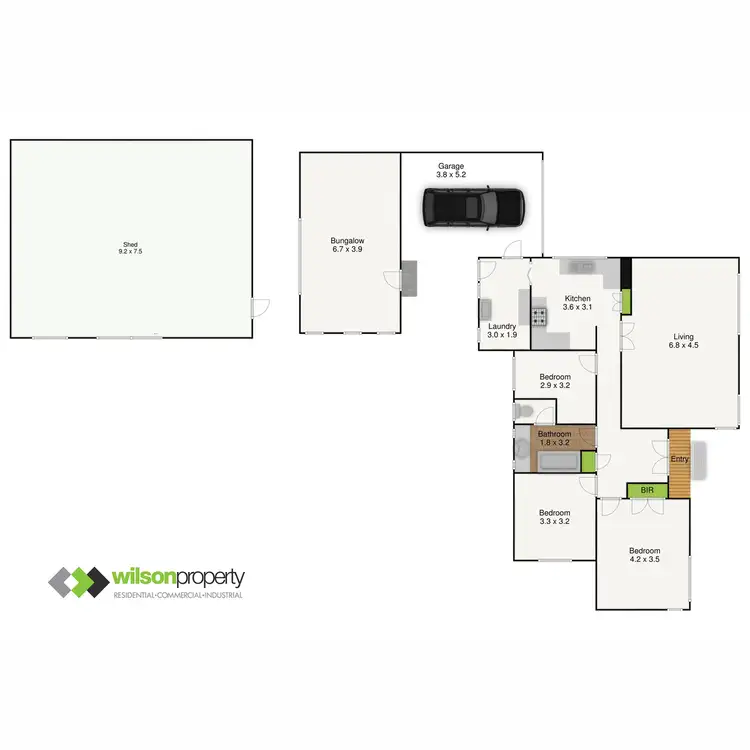 Floorplan of Homely house listing, 99 Grey Street, Traralgon VIC 3844