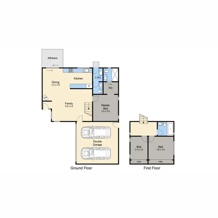Floorplan of Homely townhouse listing, 2/37-39 Truemans Road, Capel Sound VIC 3940