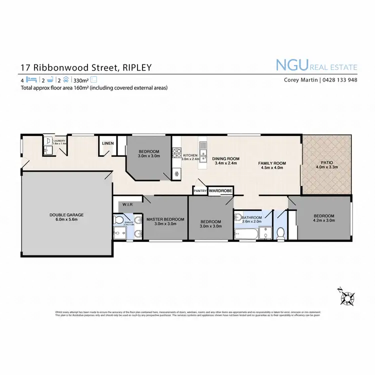 Floorplan of Homely house listing, 17 Ribbonwood Street, Ripley QLD 4306