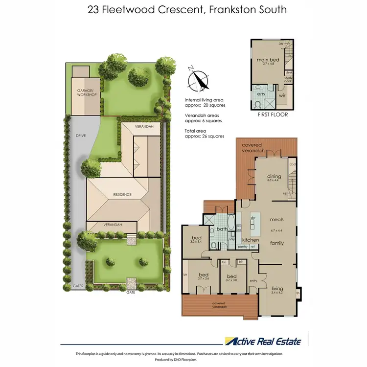 Floorplan of Homely house listing, 23 Fleetwood Crescent, Frankston South VIC 3199