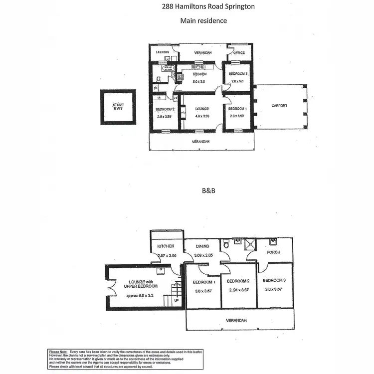 Floorplan of Homely rural property listing, 288 Hamiltons Road, Springton SA 5235