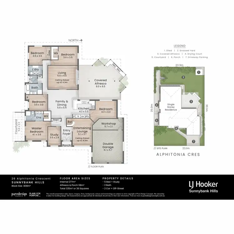 Floorplan of Homely house listing, 26 Alphitonia Crescent, Sunnybank Hills QLD 4109