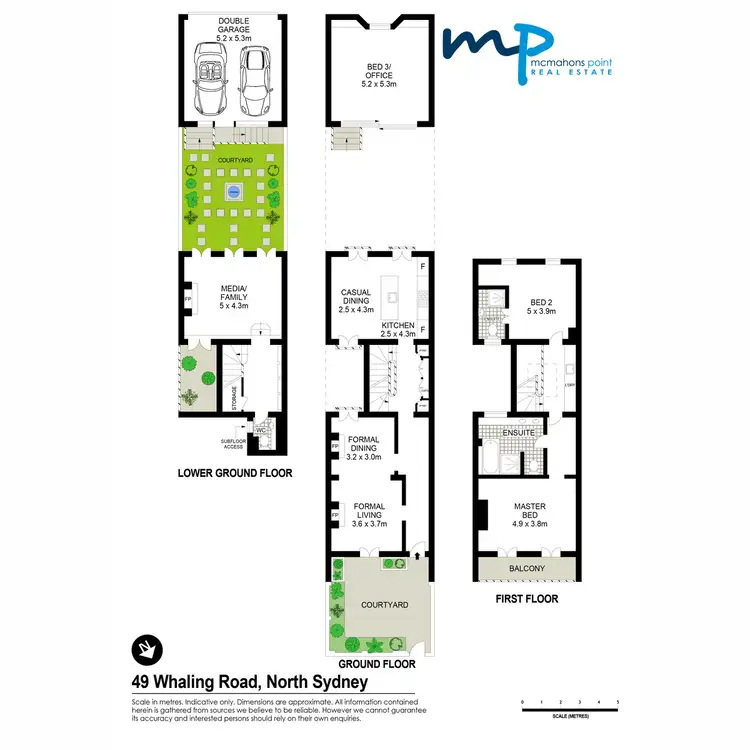 Floorplan of Homely terrace listing, 49 Whaling Road, North Sydney NSW 2060