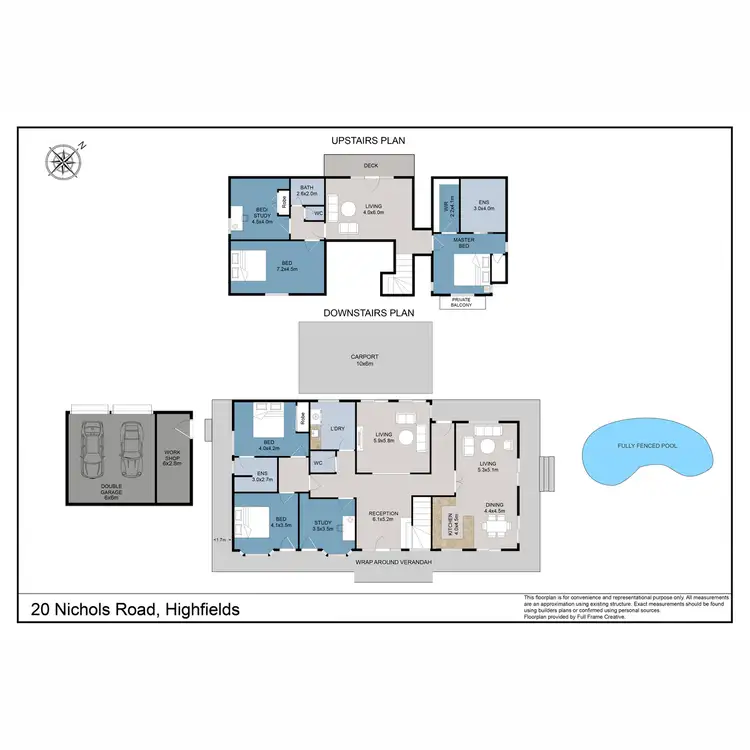 Floorplan of Homely house listing, 20 Nichols Road, Highfields QLD 4352
