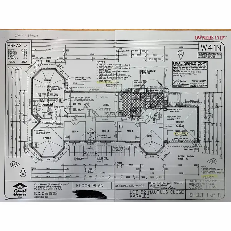 Floorplan of Homely house listing, 3 Nautilus Close, Karalee QLD 4306