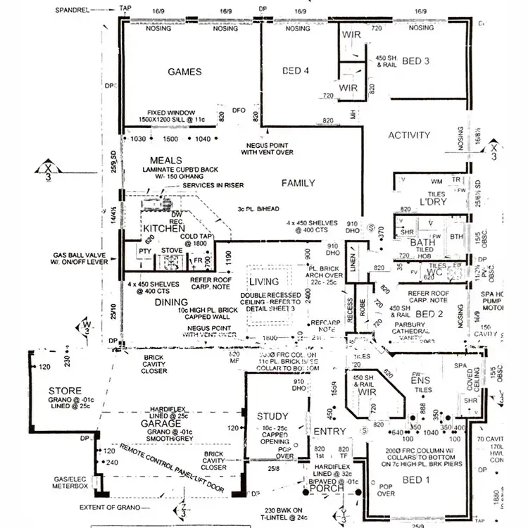 Floorplan of Homely house listing, 7 Clarafield Meander, Tapping WA 6065