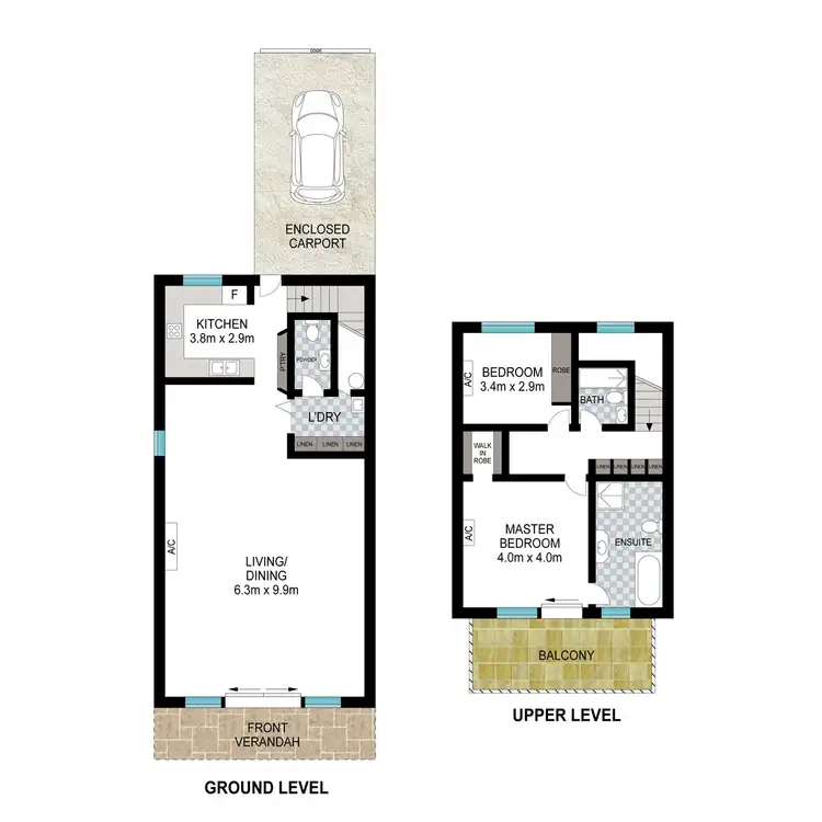 Floorplan of Homely townhouse listing, 3 Western Beach Estate, Port Augusta West SA 5700