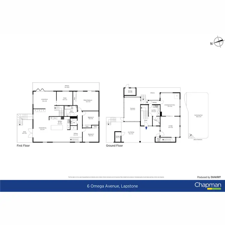 Floorplan of Homely house listing, 6 Omega Avenue, Lapstone NSW 2773