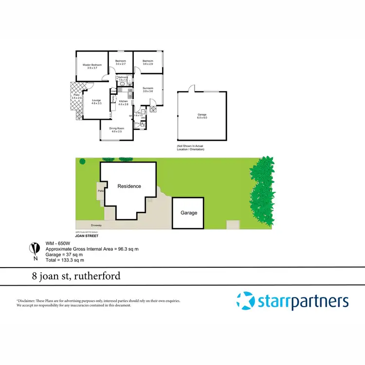 Floorplan of Homely house listing, 8 Joan Street, Rutherford NSW 2320